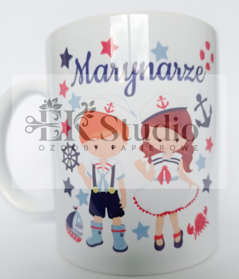 Kubek z logo grupy - Marynarze Kubek z logo grupy - Marynarze