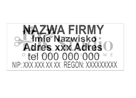 Pieczątka automatyczna (samotuszująca) Pieczątka automatyczna (samotuszująca)