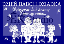 Babcia i dziadek na ławce