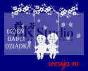 Babcia i dziadek na huśtawce