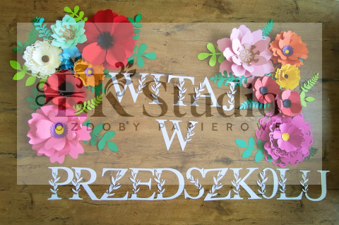 Kwiaty + witamy w przedszkolu