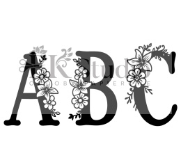 CzcionkaFloral Alphabet
