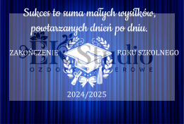 Sukces to suma małych wysiłków