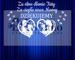 Za silne dłonie taty i czułe serce mamy