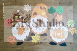 Zestaw krasnali jesiennych