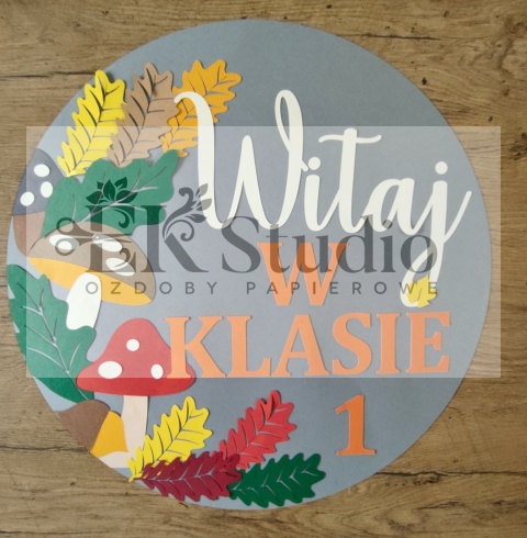 Zestaw tabliczek na drzwi/tablicę